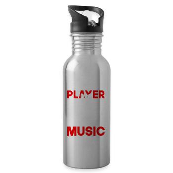 Violin Player You Don't Understand Music Violinist - Water bottle with straw - silver - Right