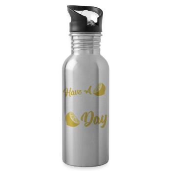 Avoir une tranche de jour Lemonde Stand Lemonade Boss - Gourde avec paille intégrée - argent clair - Droite