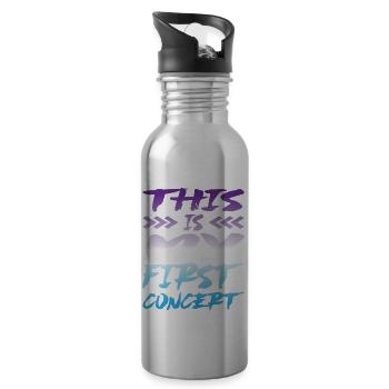 This is My First Concert 36 - Water bottle with straw - silver - Right