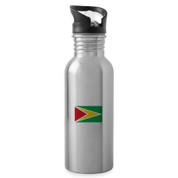 Smart Gut Aussehend Und Guyanisch - Trinkflasche mit integriertem Trinkhalm - Lightsilver - Rechts