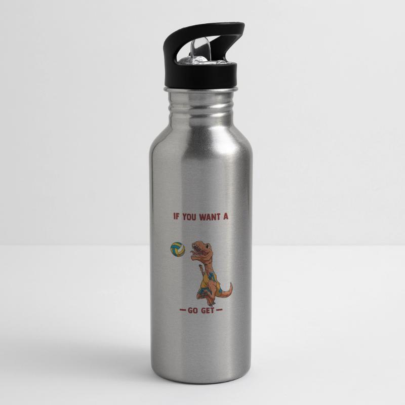 Wenn du ein Softeis willst, hol dir Eiscreme - Trinkflasche mit integriertem Trinkhalm