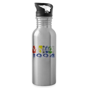 Vintage 1994 Retro Bitrthday Limited Edition - Water bottle with straw - silver - Right