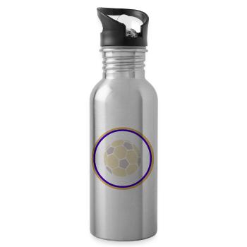 ELITE Men's Handball Club Awesome Handball T-Shirt - Water bottle with straw - silver - Right