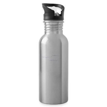 What Are Clouds Made Of, Linux Servers Mostly 8 - Water bottle with straw - silver - Right
