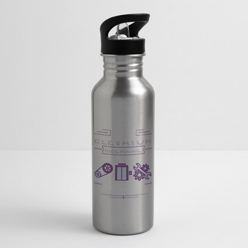 Elevator Elevator Technician Elevator Elevator Water bottle with straw