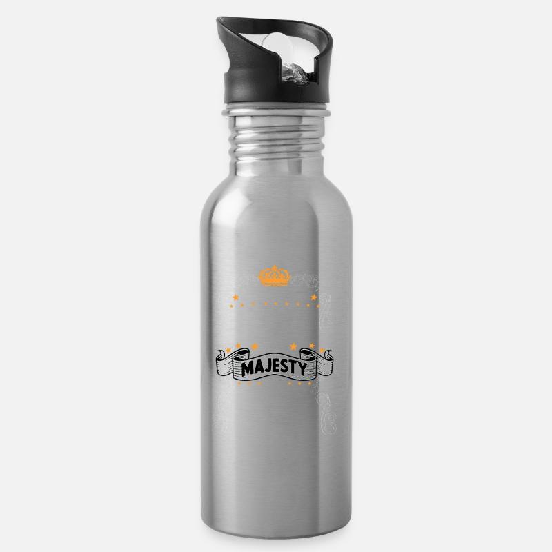 Schauspieler T witziges Spruch Motiv Schauspieler - Trinkflasche mit integriertem Trinkhalm - Lightsilver