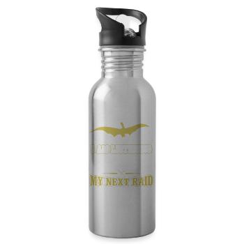 It may look like I'm - Water bottle with straw - silver - Right