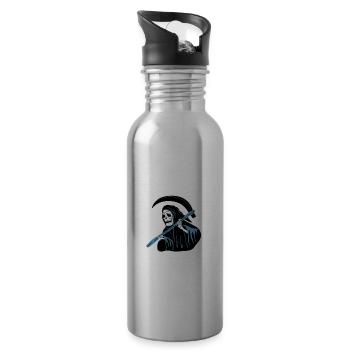 Not The Hero You Wanted, The Monster You Needed 2 - Trinkflasche mit integriertem Trinkhalm - Lightsilver - Rechts