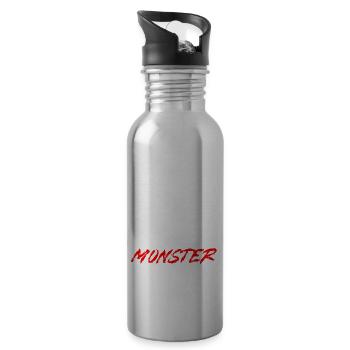 Not The Hero You Wanted, The Monster You Needed 3 - Trinkflasche mit integriertem Trinkhalm - Lightsilver - Rechts