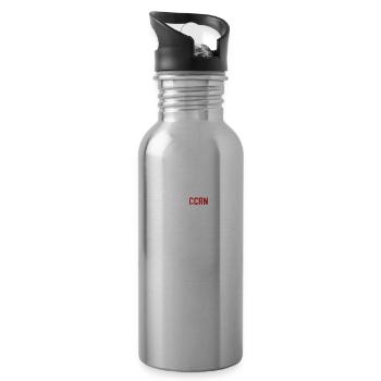 CCRN Nurse Critical Care Nurse ICU Intensive Care - Water bottle with straw - silver - Right