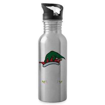 Christmas Pajamas Pajamas Sleepshirt - Water bottle with straw - silver - Right