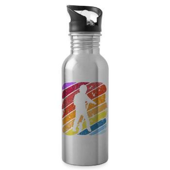 Scooter Stunt Scooter for Kids Retro - Water bottle with straw - silver - Right