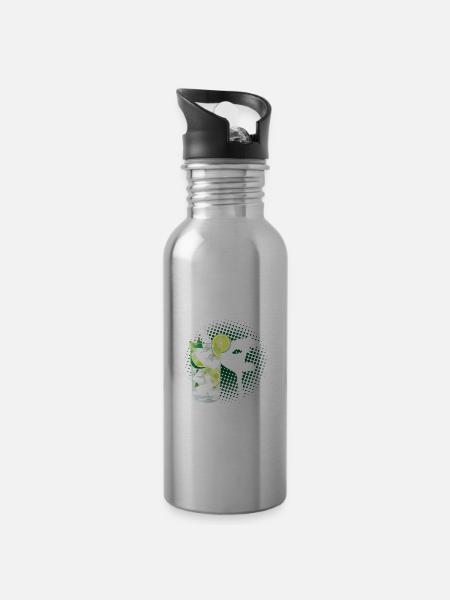 Brasilianischer Tanz für Kickboxen - Trinkflasche mit integriertem Trinkhalm -