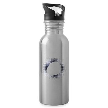I Crochet So I Don't Kill Save A Life Send Yarn - Water bottle with straw - silver - Right