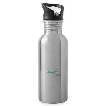 Dog groomer - Water bottle with straw - silver - Right