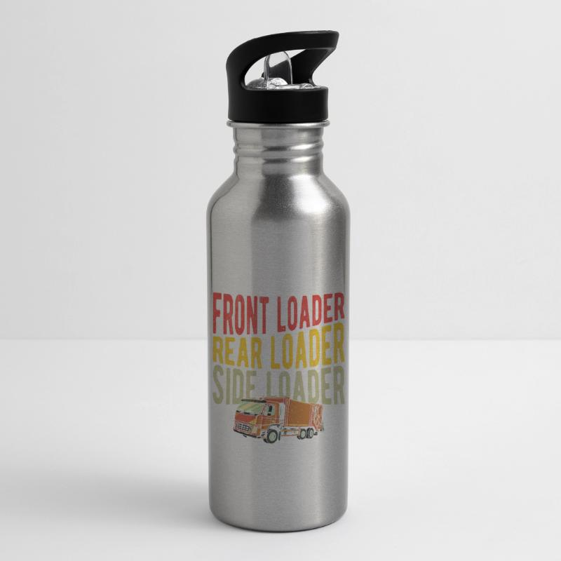 Front Loader Rear Loader Side Loader Garbage Water bottle with straw