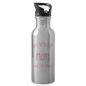 I'm The Crazy Rehab Nurse They Warned You About RN - Water bottle with straw - silver - Right
