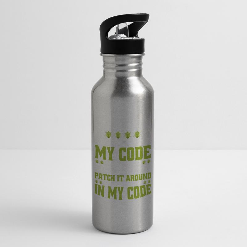 99 petits bugs dans mon code 5 Gourde avec paille intégrée