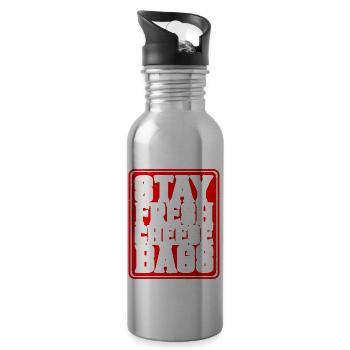 Stay Fresh Cheese Bags 46 - Gourde avec paille intégrée - argent clair - Droite