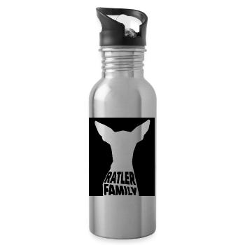Famille Ratler - Gourde avec paille intégrée - argent clair - Droite