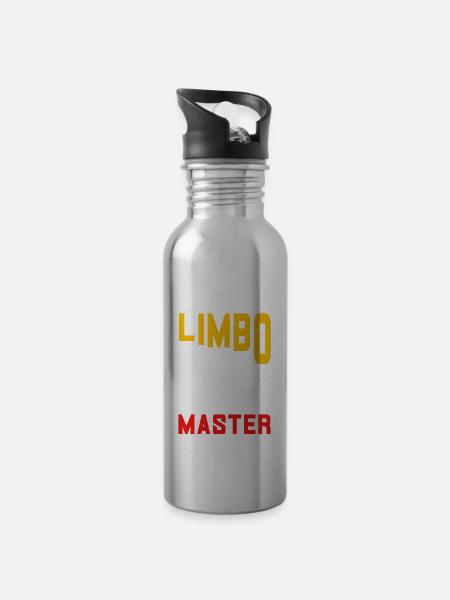 Stabhochsprung Stabhochspringer - Trinkflasche mit integriertem Trinkhalm -