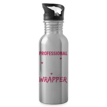 Aerial Silk Aerialist - Water bottle with straw - silver - Right