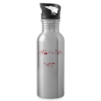Licensed Practical Nurse - Water bottle with straw - silver - Right