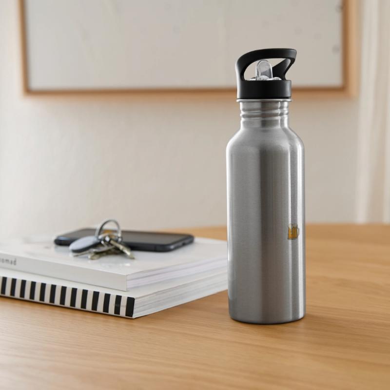 Dieser Computerprogrammierer braucht Bierprogrammierung Trinkflasche mit integriertem Trinkhalm