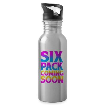 Pack de six à venir bientôt 58 - Gourde avec paille intégrée - argent clair - Droite