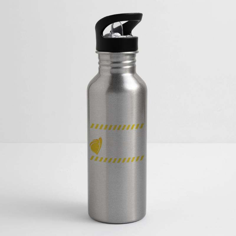 Construction Crew, Construction Site, Builder Water bottle with straw