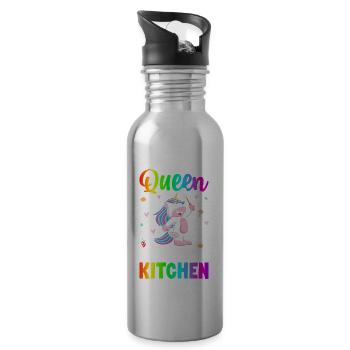 Cook cooks - Water bottle with straw - silver - Right