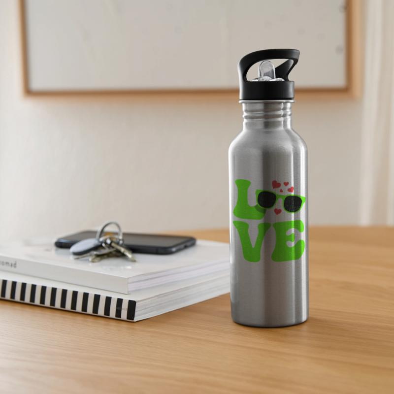 Coding Coding Coder Programmer Water bottle with straw
