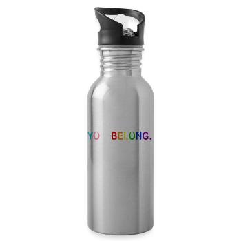 Gay Pride LGBTQ Soutien Funny LGBT Pride Month - Gourde avec paille intégrée - argent clair - Droite