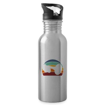 Trumpet Trumpeter Trumpet Player - Water bottle with straw - silver - Right