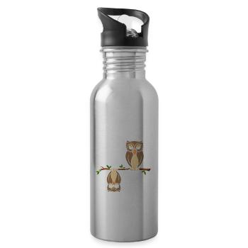 Eul Doch - Trinkflasche mit integriertem Trinkhalm - Lightsilver - Rechts
