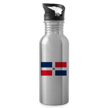 Ich Weiß Nicht, Dass Ich Nur Ein Süßes - Trinkflasche mit integriertem Trinkhalm - Lightsilver - Rechts