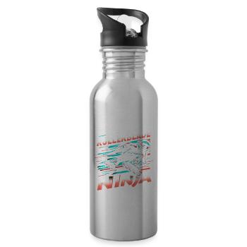 Rollerblade Ninja 13 - Trinkflasche mit integriertem Trinkhalm - Lightsilver - Rechts