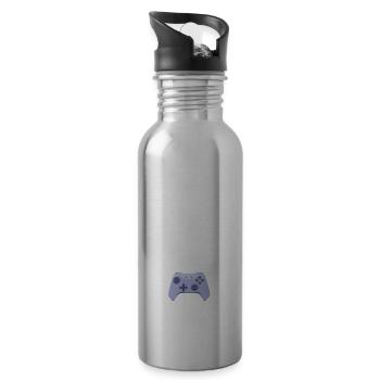 Admit it, life would be boring without - Water bottle with straw - silver - Right