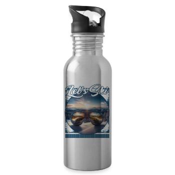 Let's Ski Skibrille Snowy Valley Reflection - Trinkflasche mit integriertem Trinkhalm - Lightsilver - Rechts