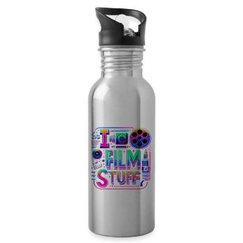 I Film Stuff 13 - Water bottle with straw - silver - Right