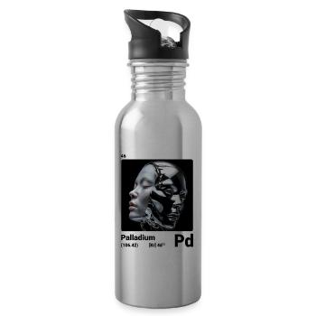 AI am Palladium (wt) - Gourde avec paille intégrée - argent clair - Droite