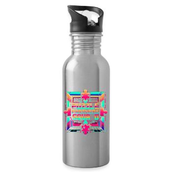 Puzzle Partners Squad 2 - Water bottle with straw - silver - Right