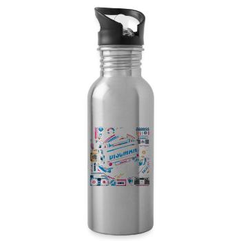 Discman Disciple - Water bottle with straw - silver - Right