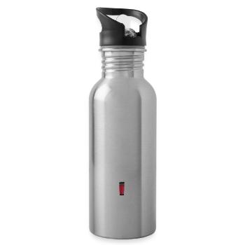Denken Sie Derzeit An Proteinshakes Exercise - Trinkflasche mit integriertem Trinkhalm - Lightsilver - Rechts