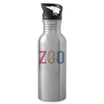 Zookeeper Pet Shop - Water bottle with straw - silver - Right