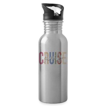 Croisière Vacances Croisière Bateau de croisière - Gourde avec paille intégrée - argent clair - Droite
