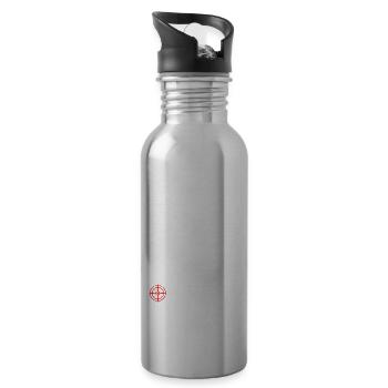 Kojotenjagd Kojotenjäger Yote - Trinkflasche mit integriertem Trinkhalm - Lightsilver - Rechts