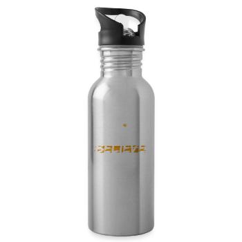 BELIEVE YOU CAN AND YOU ́RE HALFWAY THERE Mountain - Water bottle with straw - silver - Right