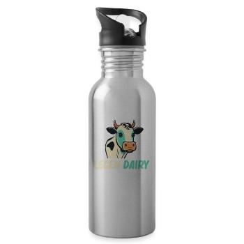 Légende Producteur laitier Hereford Ranchero - Gourde avec paille intégrée - argent clair - Droite