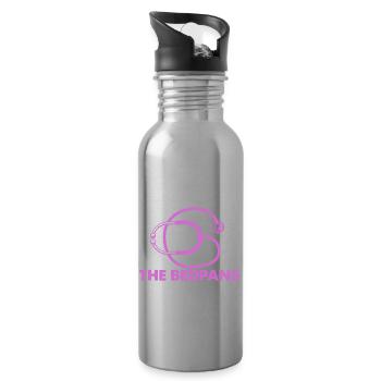 sorry I cant the bedpans are calling Design for a - Water bottle with straw - silver - Right